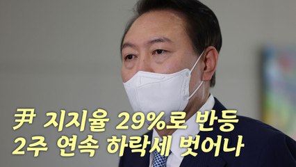 [나이트포커스] 尹 지지율, 29%로 반등...2주 연속 하락세 벗어나 / YTN