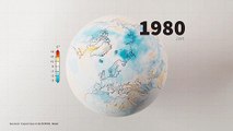 ANIMATED MAP : 40 years of monthly temperature anomalies