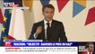 Emmanuel Macron: "Notre stratégie européenne doit reposer sur trois piliers", la sobriété, les énergies renouvelables et le nucléaire"