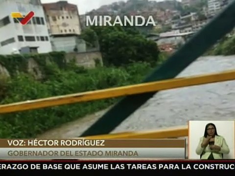 Gob. Héctor Rodríguez recorre zonas de Petare para reubicar a las familias afectadas por las lluvias