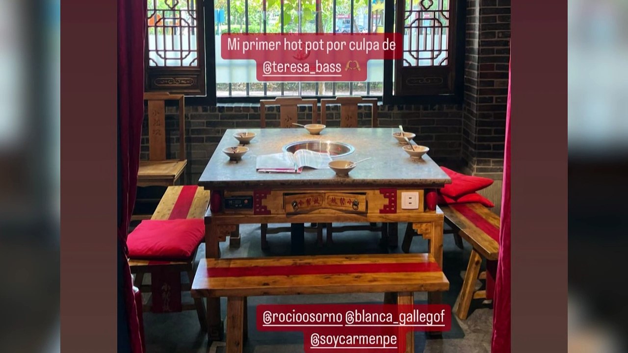 Rocío Osorno, Teresa Bass y Mery Turiel, comida de amigas