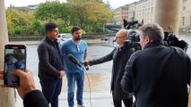 CRICKET SCOTLAND CEO GORDON ARTHUR MEETS MAJID HAQ & QASIM SHEIKH