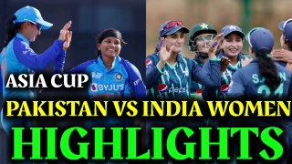 Pakistan Vs India ||  women Asia cup 2022 ||  full match highlights