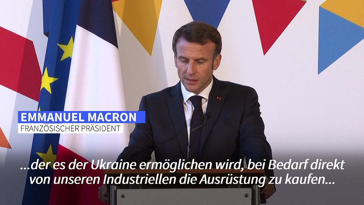 Frankreich kündigt 100-Millionen-Euro-Fonds für Ukraine an