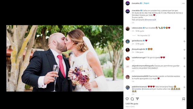 Kiko Rivera e Irene Rosales celebran su sexto aniversario de boda