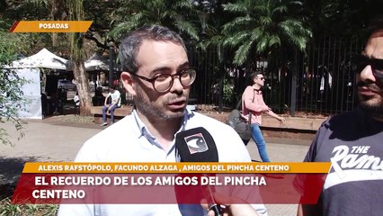 El recuerdo de los amigos del Pincha Centeno