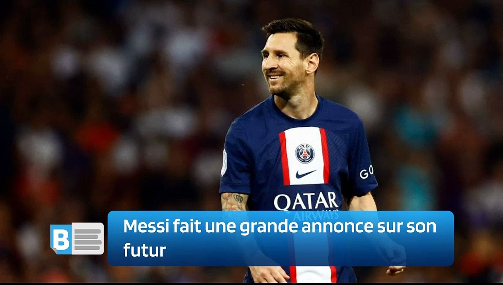 Messi fait une grande annonce sur son futur - Vidéo Dailymotion