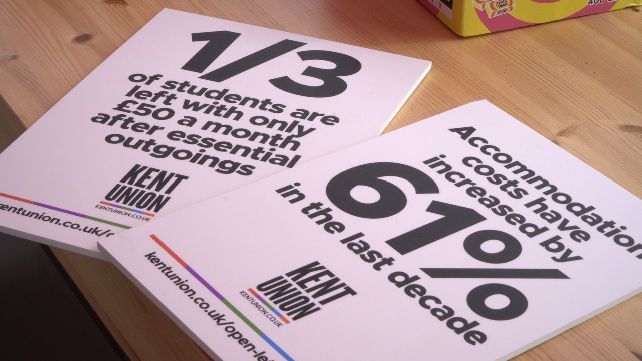 Kent students struggling to make ends meet as cost of living crisis intensifies