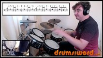 ★ Dude Looks Like A Lady (Aerosmith) ★ FREE Video Drum Lesson | How To Play SONG (Joey Kramer)