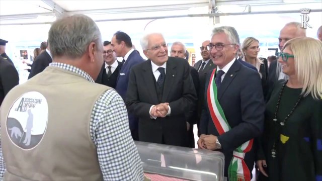 Alba, Mattarella visita la Fiera del Tartufo