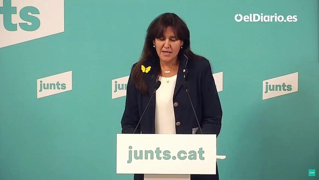 Laura Borràs: Si hablamos de ganadores o perdedores, Junts ha ganado y Pere Aragonès ha perdido