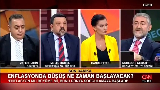 Bakan Nebati CNN Türk'te açıkladı: Aralık'tan itibaren enflasyon düşecek