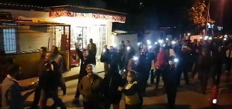 Tozkoparan sakinlerinden kentsel dönüşüm protestosu