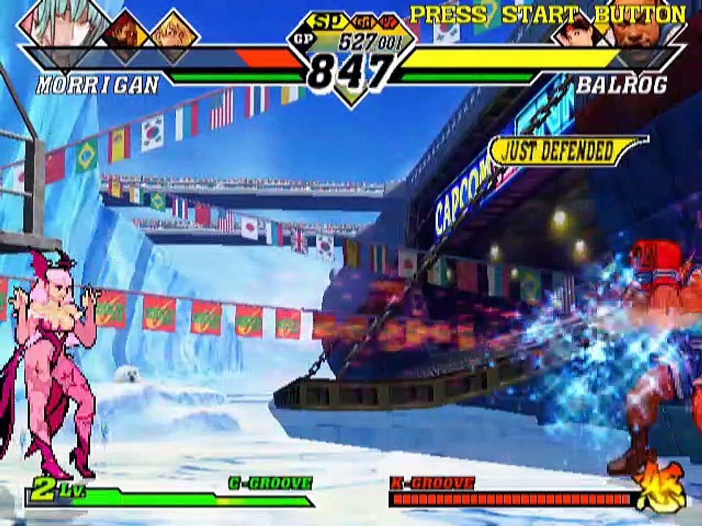 Capcom vs. SNK 2: Mark of the Millennium 2001 online multiplayer - ps2 -  Vidéo Dailymotion