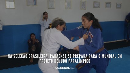 Na Seleção Brasileira, paraense se prepara para o mundial em projeto de judô paralímpico