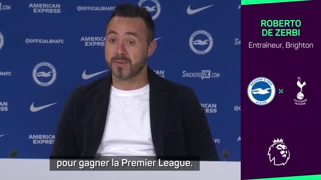 Brighton - De Zerbi : Tottenham sera capable de gagner la Premier League