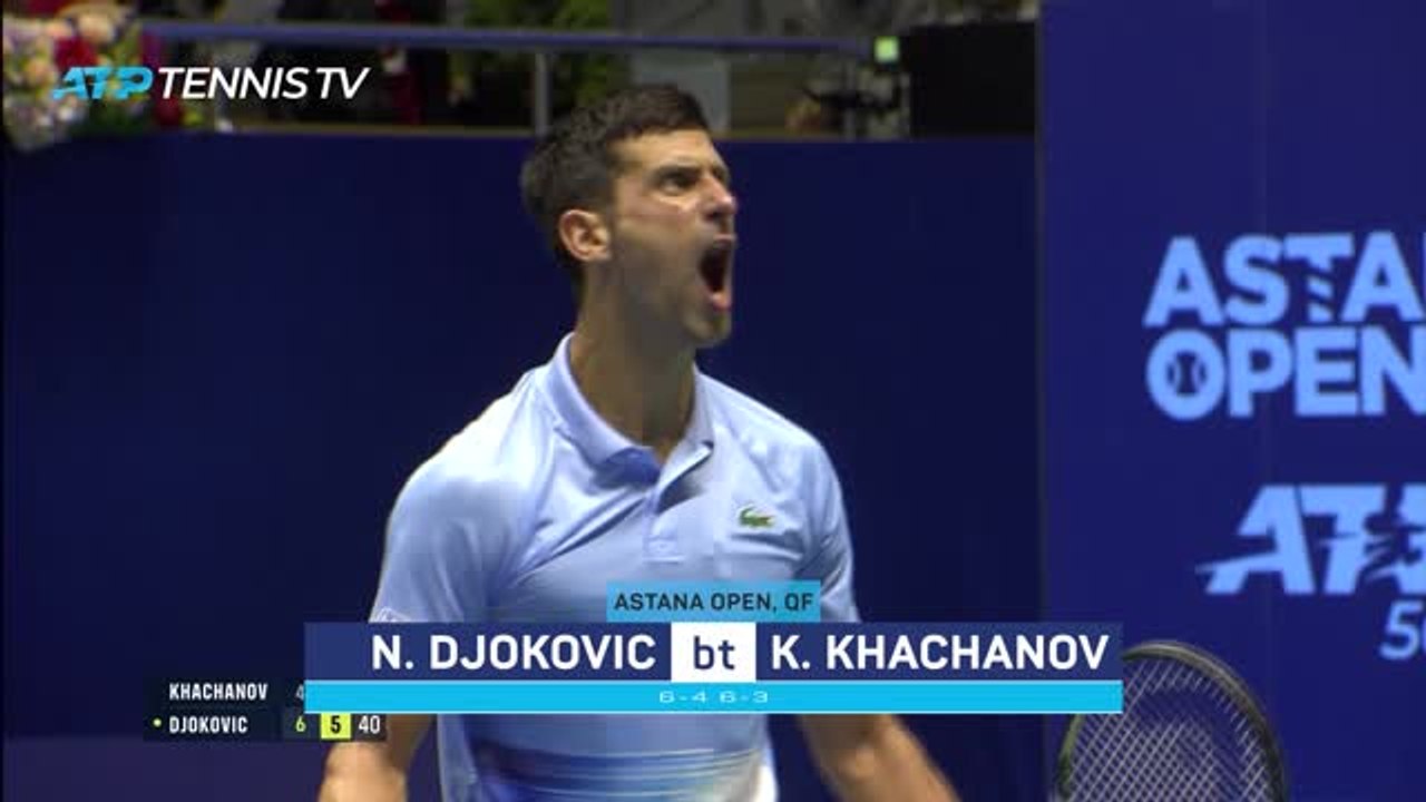 Djokovic sets up Medvedev semi-final showdown in Astana