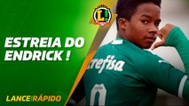 LANCE! : Endrick estreia bem pelo Palmeiras
