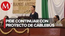 Sheinbaum buscará que Cablebús continúe en Tlalpan y Magdalena Contreras