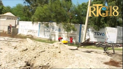 Fòs Revolisyonè G-9 koupe tout aksè pou kamyon Gaz yo soti nan ''Terminal Varreux'' Site Solèy.