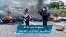 Atropellan a reportera de Foro Tv y a su compañero motociclista en Venustiano Carranza