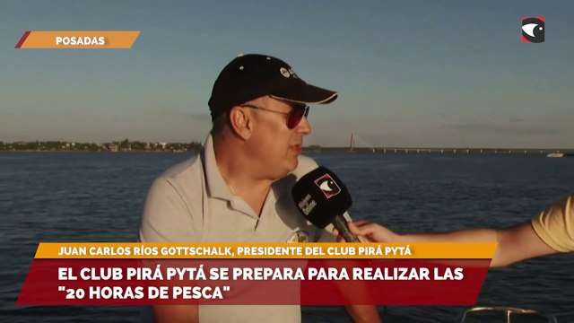 El club Pirá Pytá se prepara para realizar las 20 horas de pesca