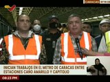 Plan Metro ¡Se Mueve Contigo! realiza trabajos de alto impacto en línea 1 del metro de Caracas