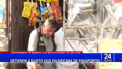 Detienen a sujeto acusado de falsificar pasaportes: tenía chips, DNIs y 6 mil dólares falsos