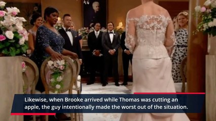 Bold And Beautiful- Thomas’s Manipulation Game Is Too Strong. Thomas’ Lie Good,