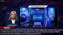 IMPACT Wrestling 'Bound for Glory' 2022: How to live stream, start time, how to order PPV, wre - 1br
