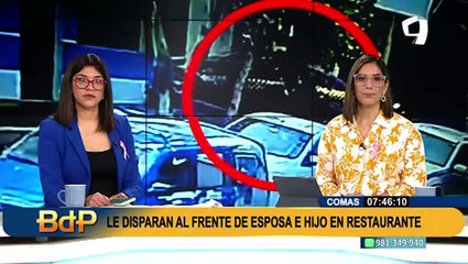 Balean a hombre en frente de su esposa e hijo mientras esperaban su comida