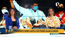 Por segunda vez, el Congreso le niega el permiso de viajar a Pedro Castillo al extranjero