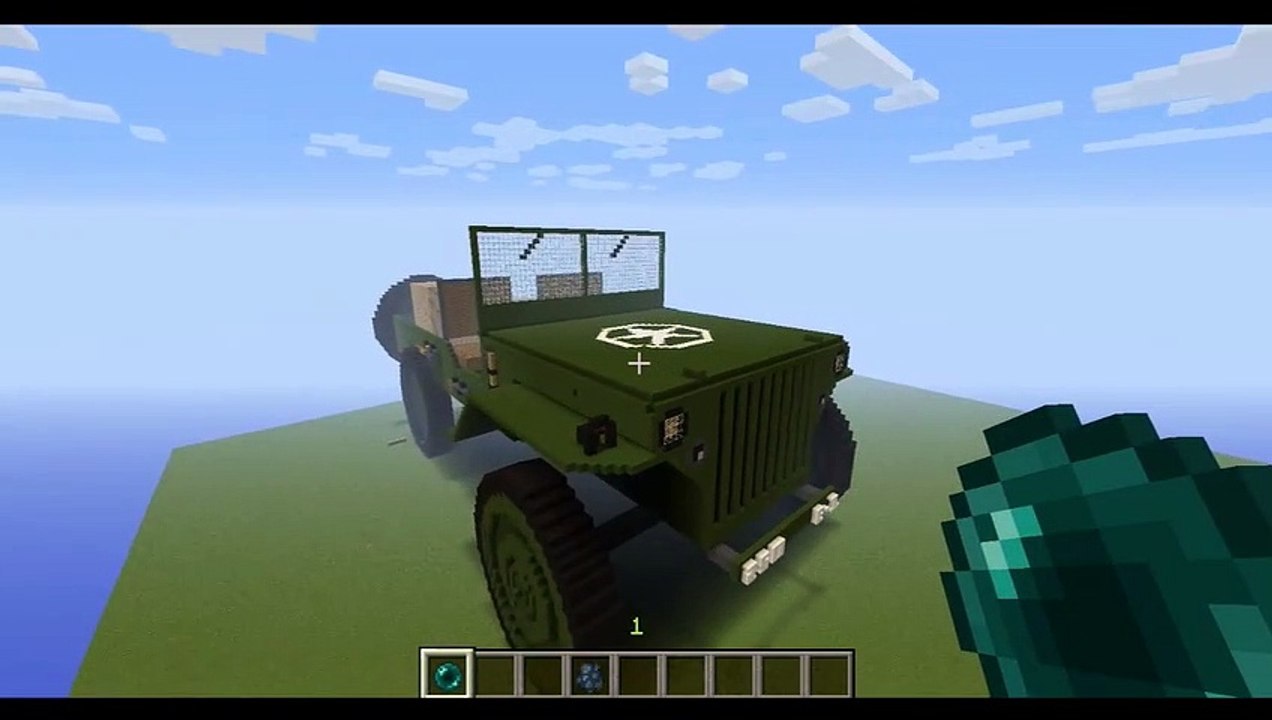 Huge WW2 jeep! Minecraft creations._HD