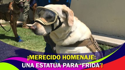 Frida fue inmortalizada en una estatua por su gran labor