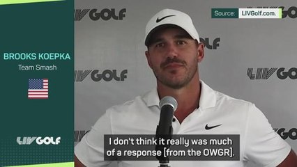 Koepka and DeChambeau accuse OWGR of stalling in points dispute