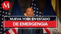 Alcalde de Nueva York declara emergencia llegada de miles de migrantes