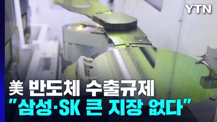 정부 "삼성·SK는 큰 지장 없다...미국이 사전 공유" / YTN