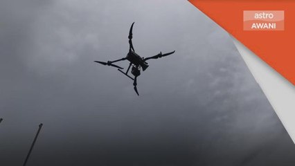 Banjir | Polis guna dron tinjau kawasan sukar dimasuki