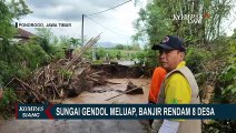 Delapan Desa di Ponorogo Terendam Banjir, Jembatan Penghubung Desa Putus Total!