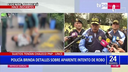 Lince: armados, con un croquis y usando un chaleco de la Policía, intentaron asaltar farmacia