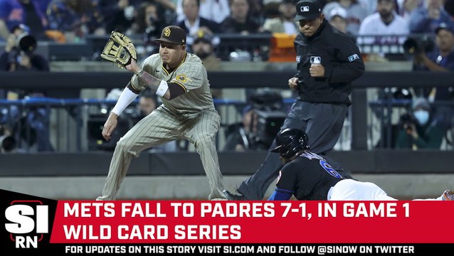 Mets Fall To Padres In Game 1