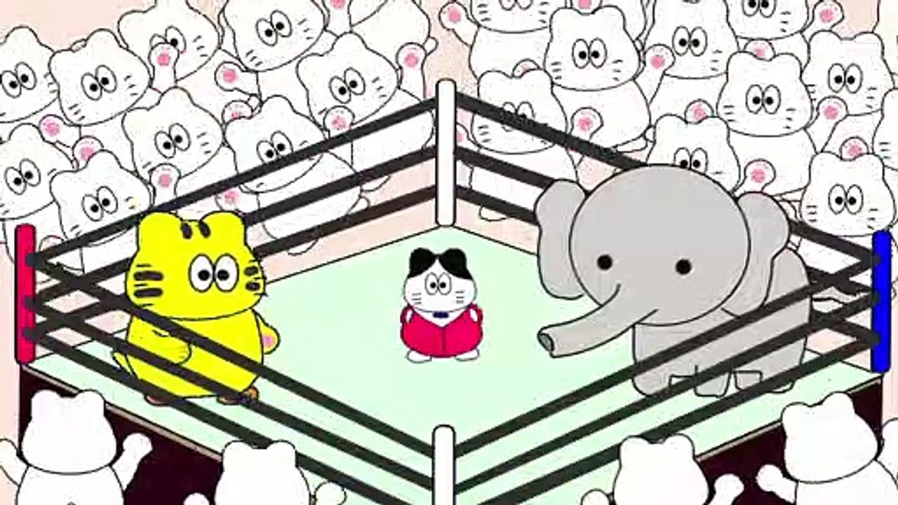 にゃんこの空振りボクシング　