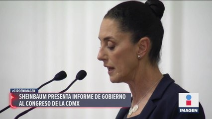 Sheinbuam presenta Informe de Gobierno al Congreso de CDMX