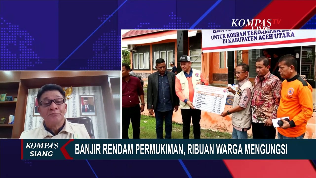 Ribuan Warga Aceh Utara Mengungsi Akibat Banjir, Bantuan Akan Segera Didistribusikan