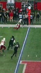 Talk about a hit stick,Buddy got laid OUT.  #NCAAF #Rutgers #CollegeFootball