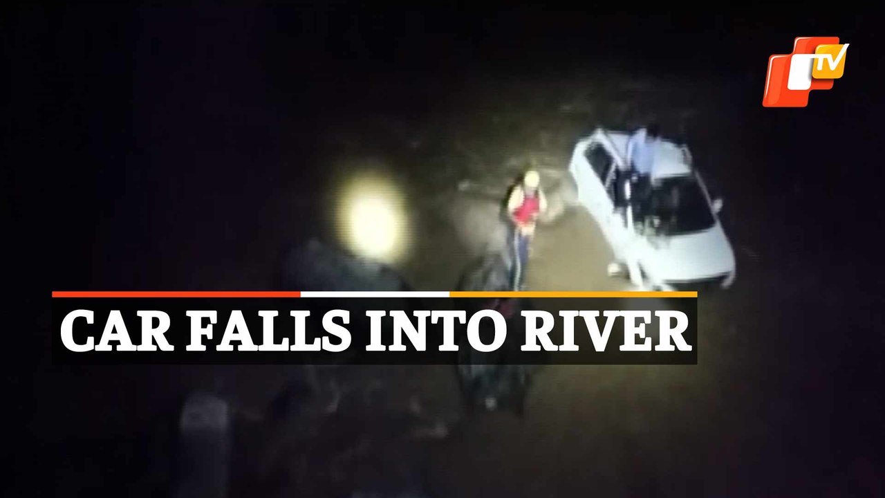 Car falls into river, driver rescued successfully by SDRF in Uttarakhand