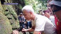 Ganjar Pranowo Tolak Komentar Soal Politik Saat Kunjungi Desa Sayan di Bali