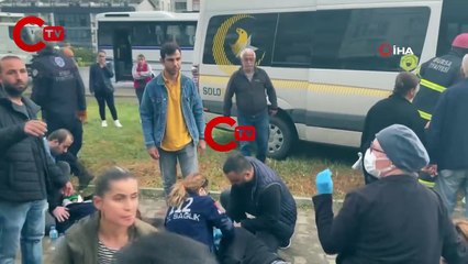 Bursa'da servis minibüsü kaza yaptı: Yaralılar var