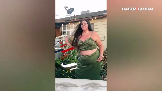 Yaptığı paylaşıma sosyal medyadan tepki yağdı... Erkek arkadaşım sevgi göstermek için göbek yağlarımı sallıyor