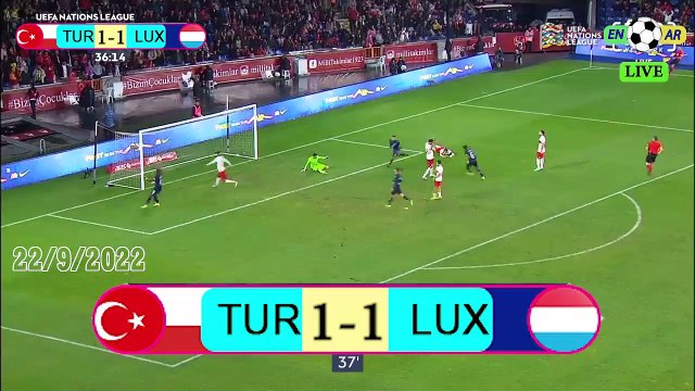 Turkey 3-3 Luxembourg / لوكسمبورغ3-3تركيا - UEFA Nations League2022 دوري الأمم الأوروبية 22/9/2022